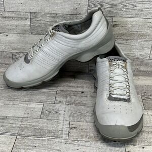 ECCO Biom Hydromax White Yak Leather Golf Shoes Women Size EU 41 US 10.5